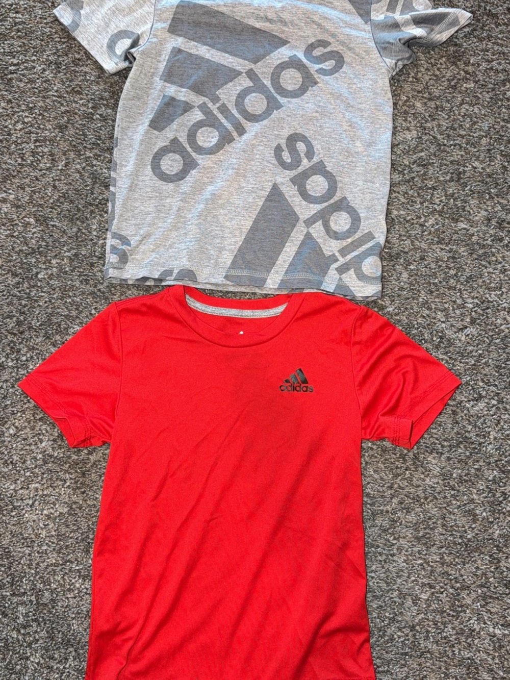 Set of 2 adidas Short Sleeve Athletic Tees boys size 5